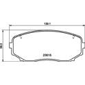Remblokkenset voor HELLA PAGID - 8DB 355 032-941