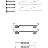 Accessory Kit, parking brake shoes HELLA - 8DZ 355 201-811