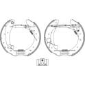 Brake Set- drum brakes HELLA - 8DB 355 004-241
