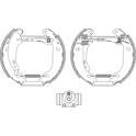 Brake Set- drum brakes HELLA - 8DB 355 004-511