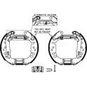 Brake Set- drum brakes HELLA - 8DB 355 005-131