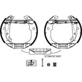 Brake Set- drum brakes HELLA - 8DB 355 022-951