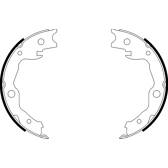 Brake Shoe Set HELLA - 8DA 355 050-031