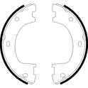 Brake Shoe Set HELLA - 8DA 355 050-071
