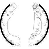 Brake Shoe Set HELLA - 8DB 355 002-461