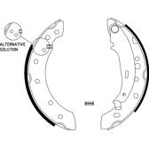 Brake Shoe Set HELLA - 8DB 355 002-771
