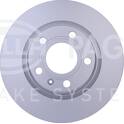 Bremssatz (2 Bremsscheiben) HELLA - 8DD 355 127-311