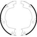 Bromsbackar, sats HELLA - 8DA 355 050-791