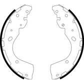 Bromsbackar, sats HELLA - 8DB 355 022-241