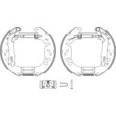 Bromssats, trumbroms HELLA - 8DB 355 005-191