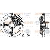 Clutch, radiator fan HELLA - 8MV 376 732-161
