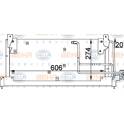 Condenseur climatisation HELLA - 8FC 351 037-591
