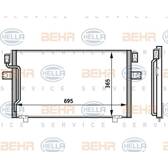 Condensor, airconditioning HELLA - 8FC 351 024-171