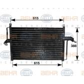Condensor, airconditioning HELLA - 8FC 351 035-051