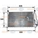 Condensor, airconditioning HELLA - 8FC 351 035-151