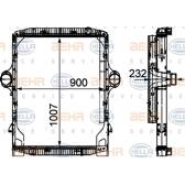 Cooler Module HELLA - 8MK 376 722-161