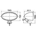 Faro de carretera HELLA - 1FA 007 891-061