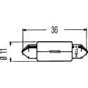 Gloeilamp, kofferruimteverlichting HELLA - 8GM 002 092-137