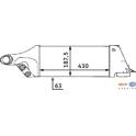 Intercooler HELLA - 8ML 376 723-321