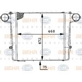 Intercooler HELLA - 8ML 376 724-151