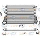 Intercooler HELLA - 8ML 376 746-121