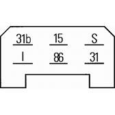 Interruptor, limpa/lava-vidros intermitente HELLA - 5WG 002 450-291