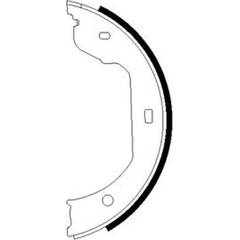 Jeu de mâchoires de frein HELLA - 8DA 355 050-471