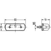 Kentekenlamp HELLA - 2KA 001 389-101