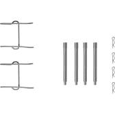 Kit de acessórios, pastilhas de travão HELLA - 8DZ 355 202-401