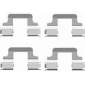 Kit de acessórios, pastilhas de travão HELLA - 8DZ 355 204-101