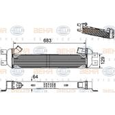 Koeler, uitlaatterugvoering HELLA - 8ML 376 756-211