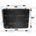 Kondensator, Klimaanlage HELLA - 8FC 351 035-041