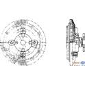 Koppeling, radiateurventilator HELLA - 8MV 376 732-181