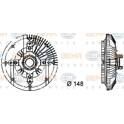 Koppeling, radiateurventilator HELLA - 8MV 376 732-321