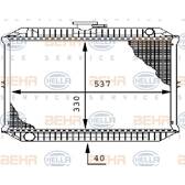 Kühler, Motorkühlung HELLA - 8MK 376 706-251