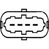 Luftmassemätare HELLA - 8ET 009 149-131