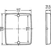 REFLECTOR HELLA - 8RA 003 660-007