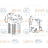 Regeleenheid, verwarming / ventilatie HELLA - 5HL 351 321-191