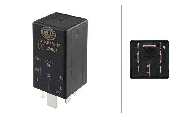 Relay, glow plug system