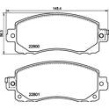 Remblokkenset voor HELLA - 8DB 355 039-161