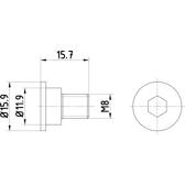 Schraube, Bremsscheibe HELLA - 8DZ 355 209-031