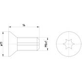 Schraube, Bremsscheibe HELLA - 8DZ 355 209-121