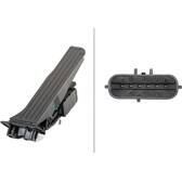 Sensor, posición pedal HELLA - 6PV 010 946-011