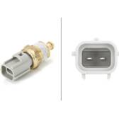 Sensor, temperatura do líquido de refrigeração HELLA - 6PT 009 107-831