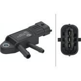 Sensor, uitlaatgasdruk HELLA - 6PP 009 409-041