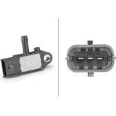 Sensor, uitlaatgasdruk HELLA - 6PP 009 409-181