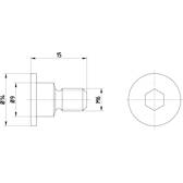 Skruv, bromslamell HELLA - 8DZ 355 209-011