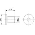 Skruv, bromslamell HELLA - 8DZ 355 209-021