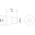 Skruv, bromslamell HELLA - 8DZ 355 209-051