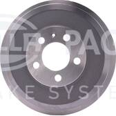 Jeu de 2 tambours de frein HELLA - 8DT 355 300-421